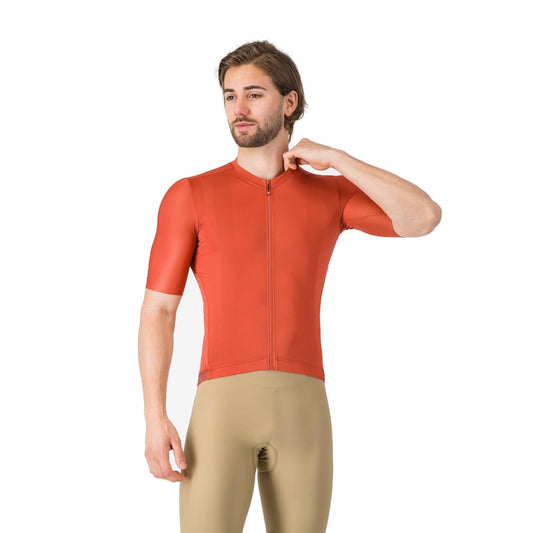 CASTELLI ESPRESSO 2 Kurzarm-Radtrikot in Paprikarot