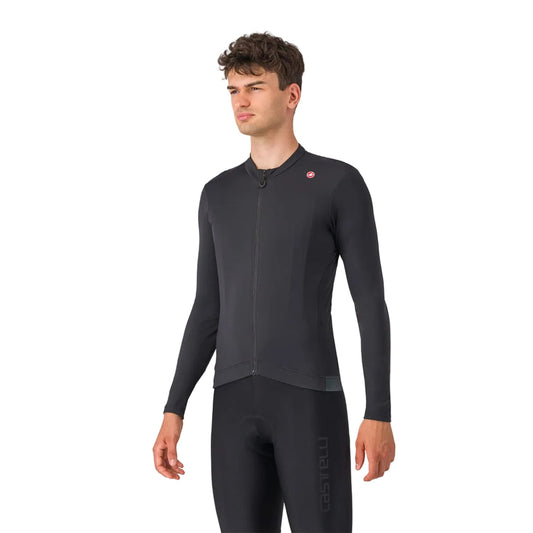 CASTELLI ESPRESSO THERMAL Langarm-Radtrikot Schwarz