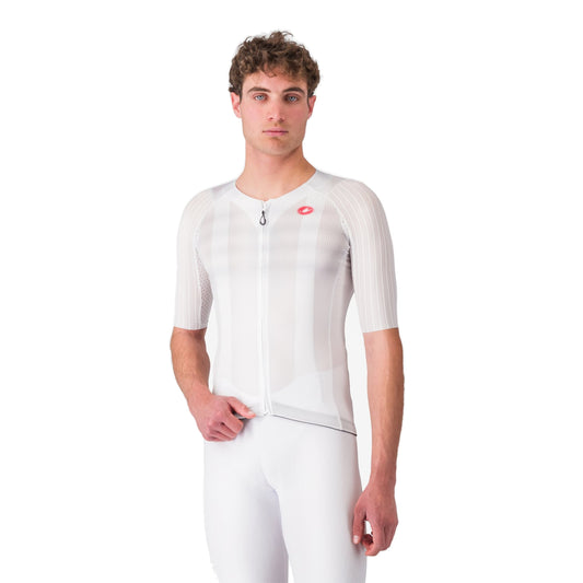 CASTELLI AERO RACE 8S Kurzarm-Radtrikot in Weiß