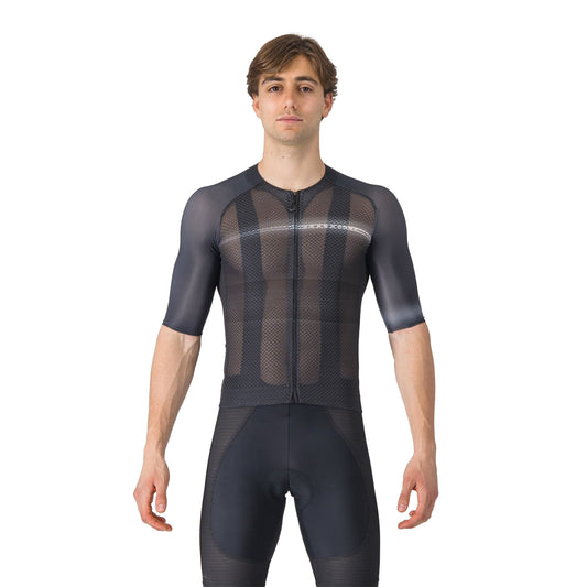 CASTELLI CLIMBER'S A/C Kurzarm-Radtrikot in Schwarz