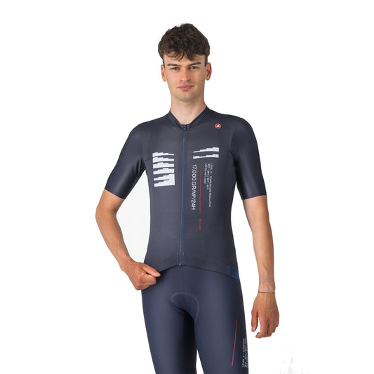 CASTELLI ESPRESSO R--A/D Kurzarm-Radtrikot in Blau