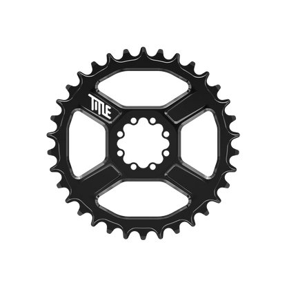 Kettenblatt TITLE CR1 12V SRAM T-Type DM 8 Schrauben Schwarz