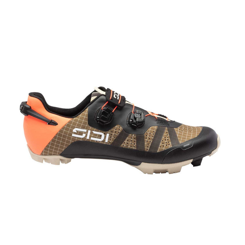 XC/Gravel MTB-Schuhe SIDI AERON Braun/Schwarz/Orange