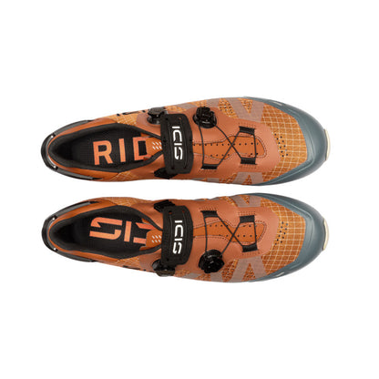 XC-/Gravel-MTB-Schuhe SIDI AERON Orange/Braun/Ingwer