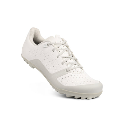 Crankbrothers Candy Lace XC-/Gravel-MTB-Schuhe in Weiß/Grau — Dreiviertelansicht
