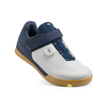 MTB-Schuhe CRANKBROTHERS MALLET BOA CLIP Marineblau/Grau/Naturgummi — im Einsatz