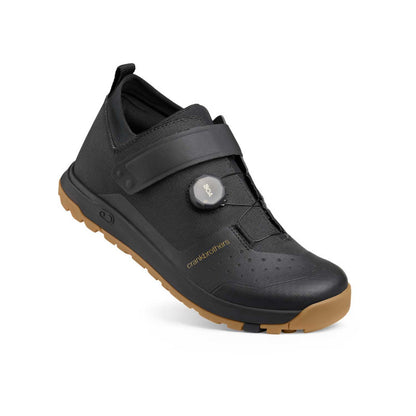 CRANKBROTHERS STAMP TRAIL BOA MTB-Schuhe in Schwarz/Gum — Dreiviertelansicht