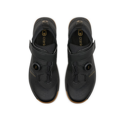 CRANKBROTHERS STAMP TRAIL BOA MTB-Schuhe in Schwarz/Gum — Draufsicht