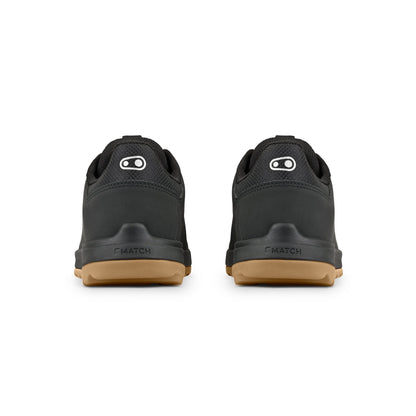 MTB-Schuhe CRANKBROTHERS STAMP TRAIL LACE Schwarz/Naturgummi — Rückansicht