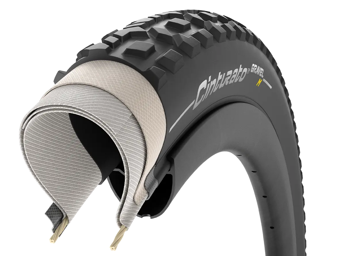 Reifen PIRELLI CINTURATO GRAVEL M CLASSIC 700x50c Tubeless Ready Beige