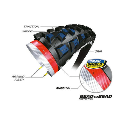 Reifen MICHELIN WILD AM Performance Line 26x2.25 Tubeless Ready Souple