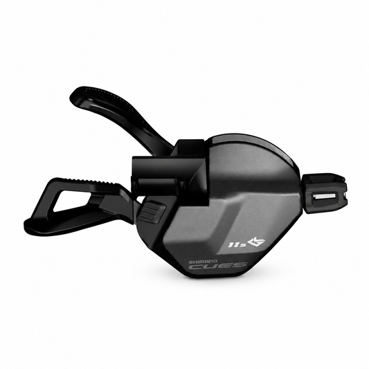 Rechter SHIMANO CUES 11-fach-Schalthebel SL-U8000-11IR — Produktansicht vor weißem Hintergrund