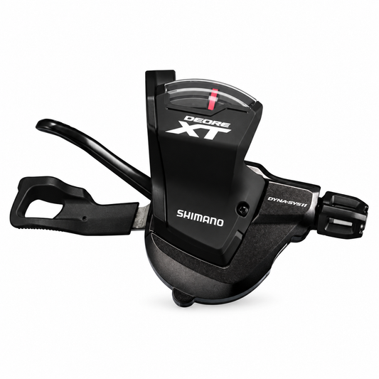 SHIMANO XT 11-fach Schalthebel rechts SL-M8000 — Produktansicht auf weißem Hintergrund