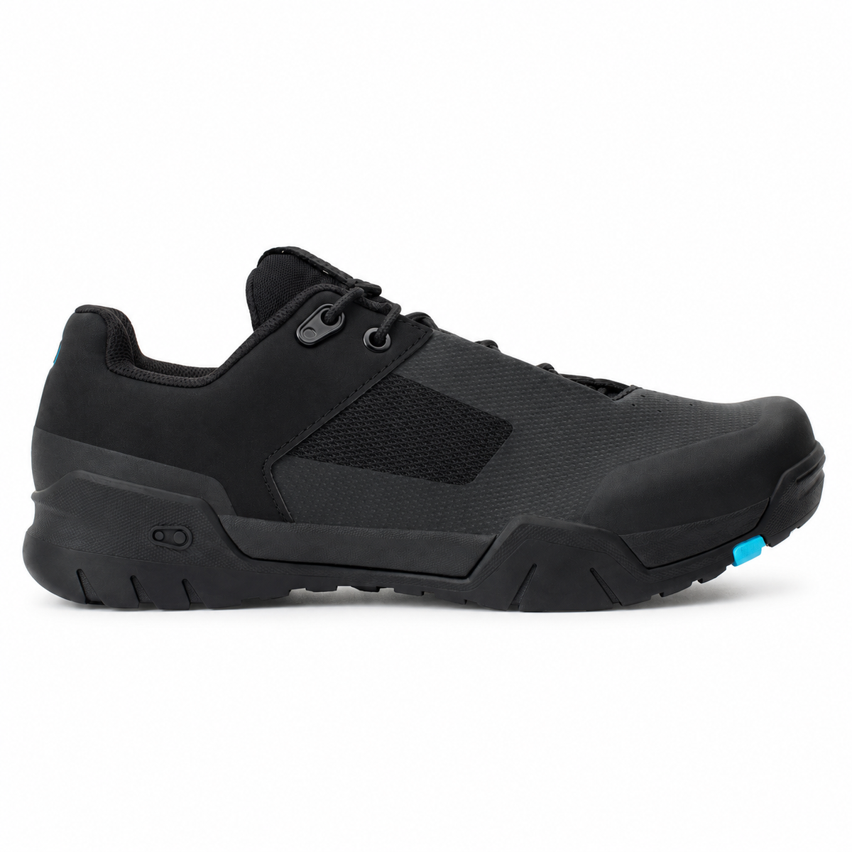 Crankbrothers Mallet Enduro Lace MTB-Schuhe in Schwarz/Blau — Außenansicht