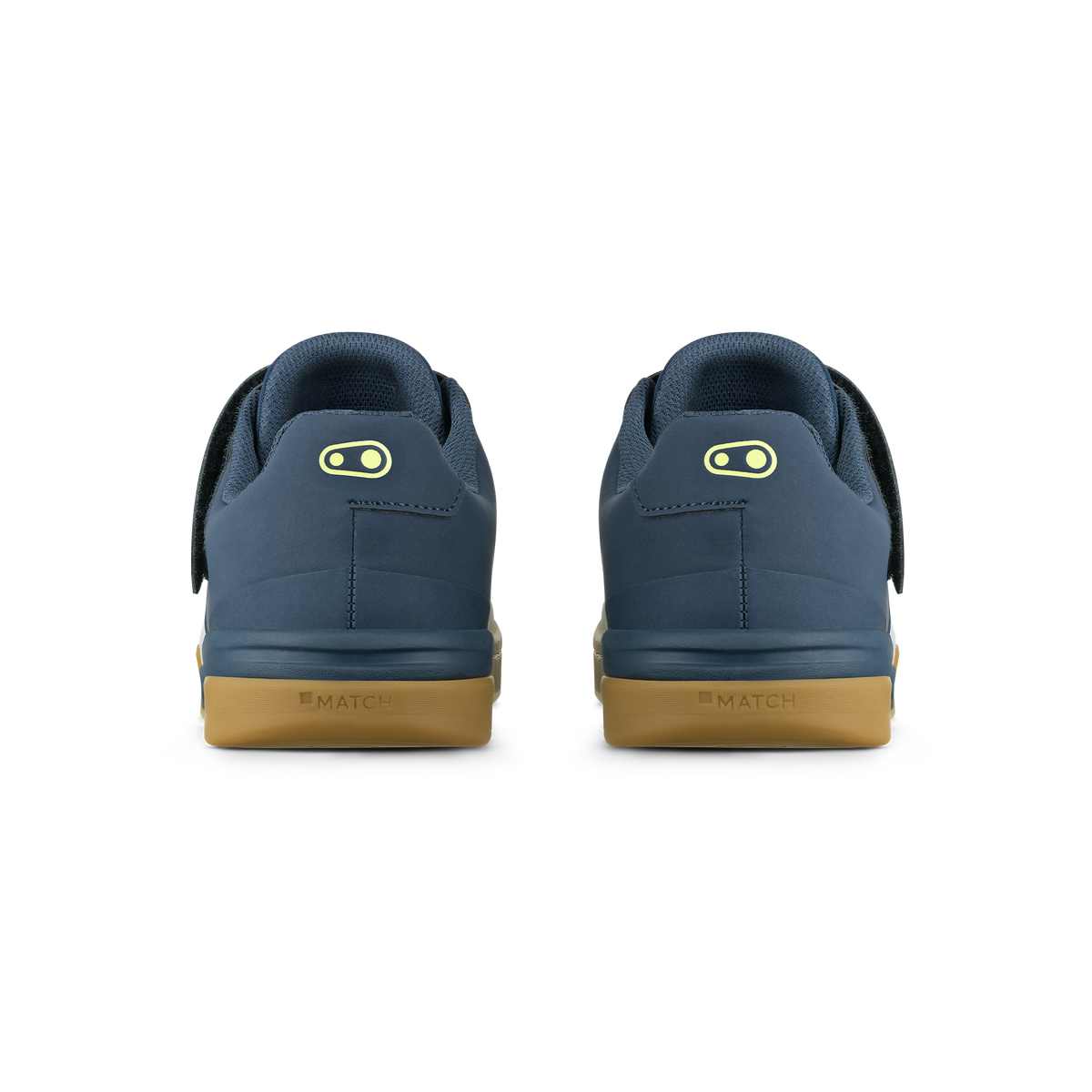 CRANKBROTHERS STAMP BOA MTB-Schuhe in Marineblau/Grau/Gum — Rückansicht