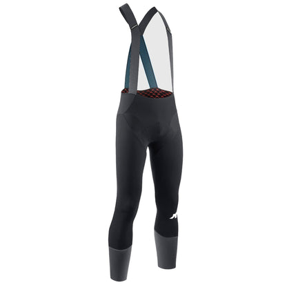 Lange Radträgerhose ASSOS EQUIPE RS JOHDAH ULTRAZ WINTER S11 in Schwarz — weißer Hintergrund, 2000 x 2000