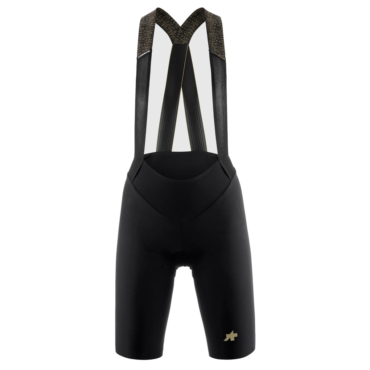 Kurze ASSOS UMA GTV S11 Damen-Trägerhose, Schwarz — weißer Hintergrund, 2000 x 2000