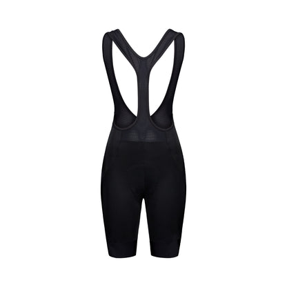 Kurze Damen-Trägerhose POC CADENCE in Schwarz — weißer Hintergrund, 2000 x 2000