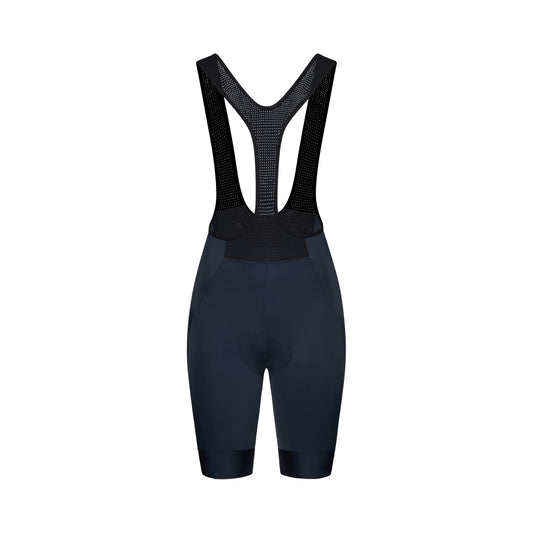 Kurze Damen-Trägerhose POC CADENCE in Marineblau — weißer Hintergrund, 2000 x 2000