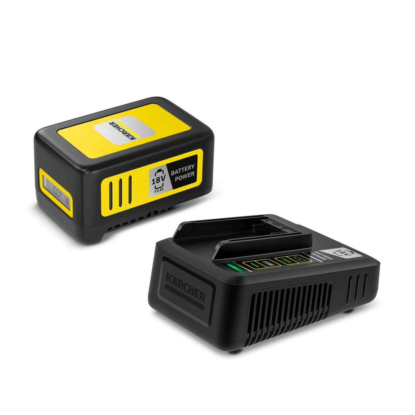 KÄRCHER Battery Power Akku-Set 18 V / 5 Ah + Schnellladegerät