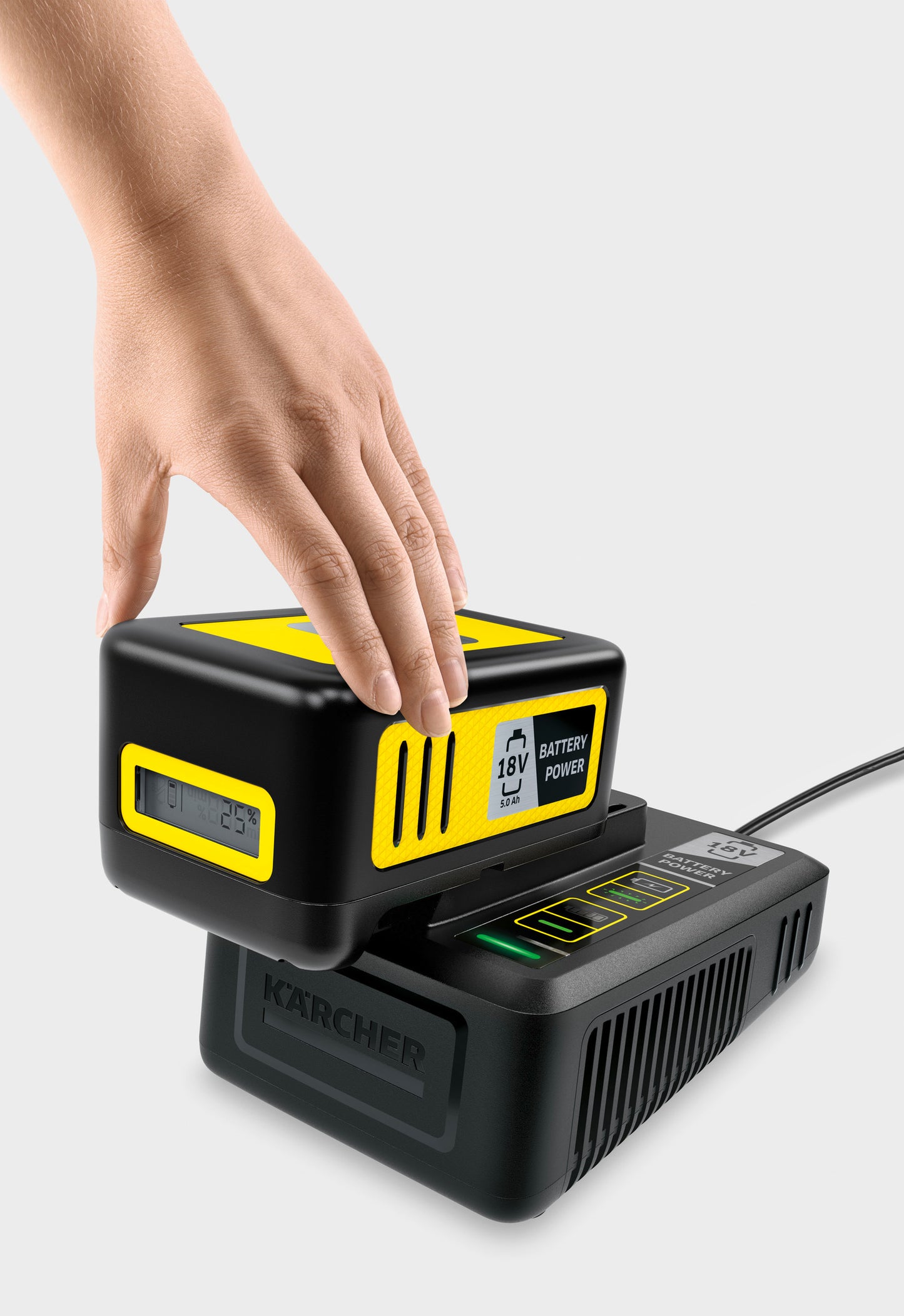 KÄRCHER Battery Power Akku-Set 18 V / 5 Ah + Schnellladegerät