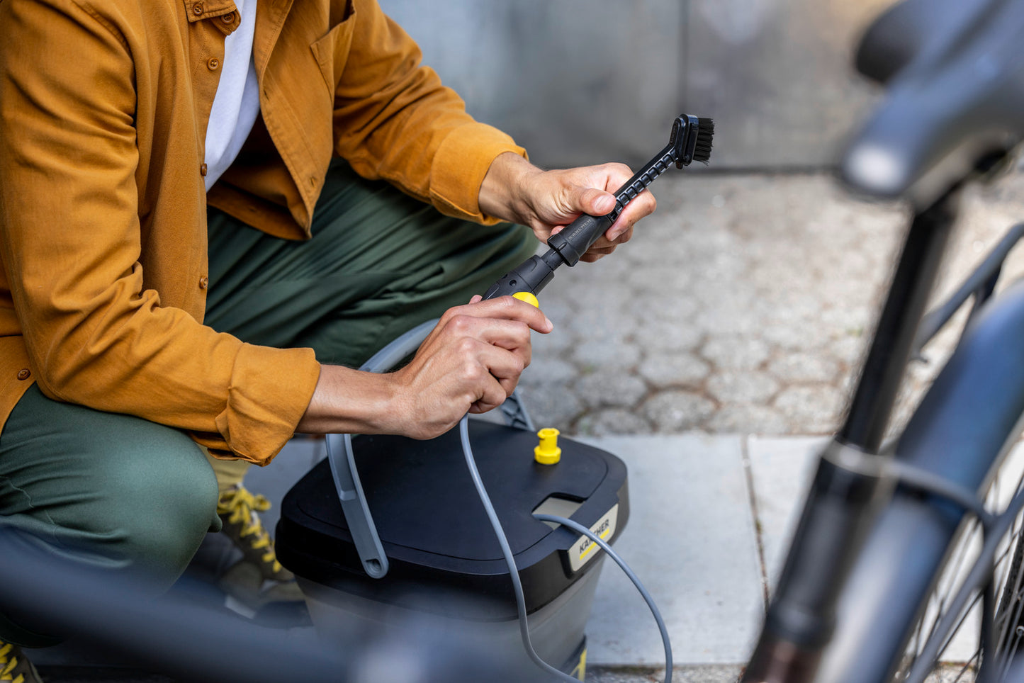 KÄRCHER-Präzisionsreinigungsbürste für die mobilen Reinigungsgeräte OC 3 und OC 4