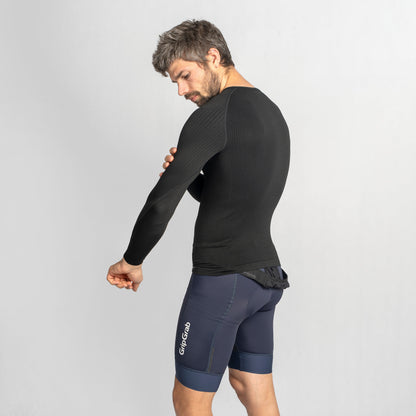 Langarm-Funktionsunterhemd GRIPGRAB PACR SPRING AUTUMN SEAMLESS Schwarz