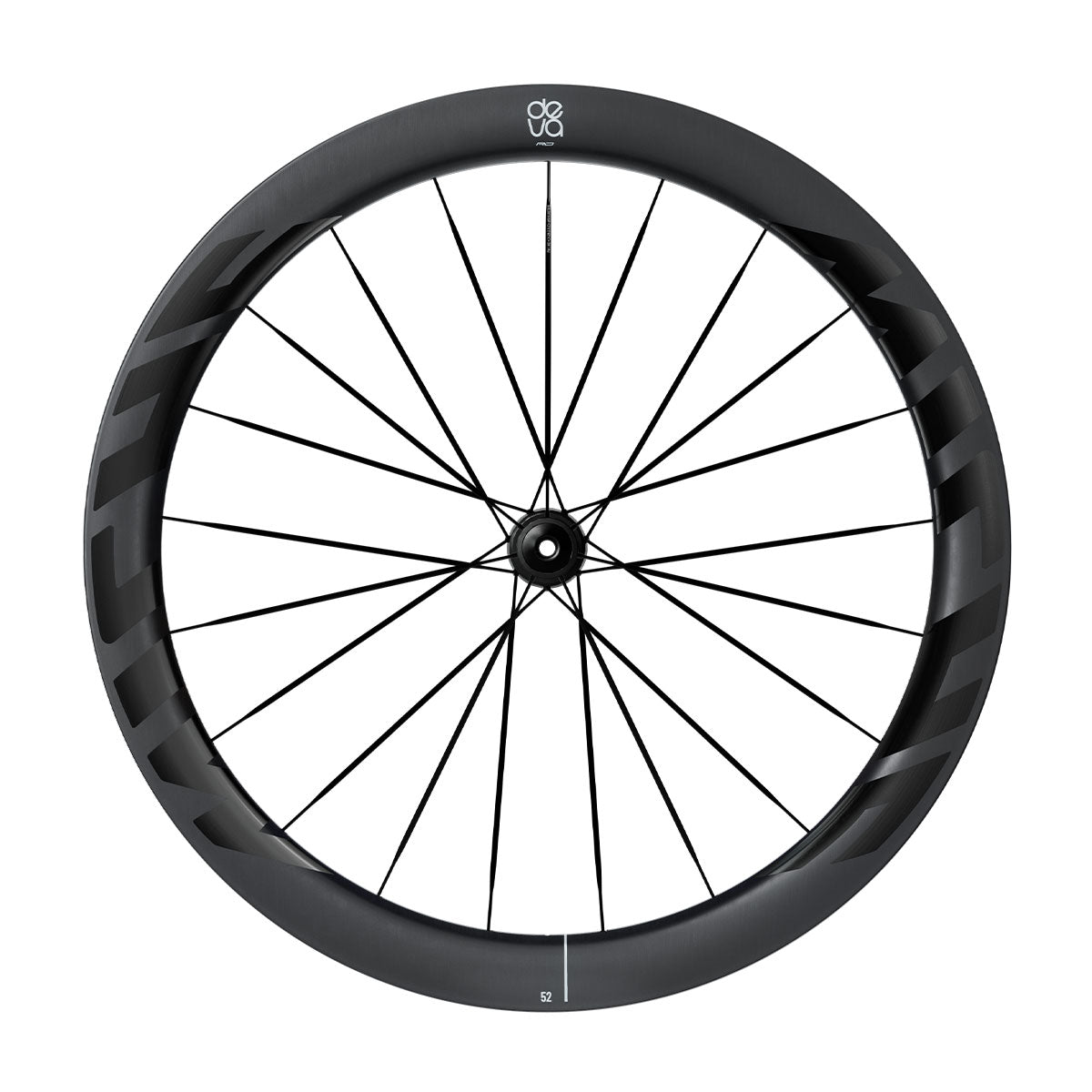Paar MICHE DEVA RD 52 Tubeless Ready (Center Lock) Laufräder Schwarz