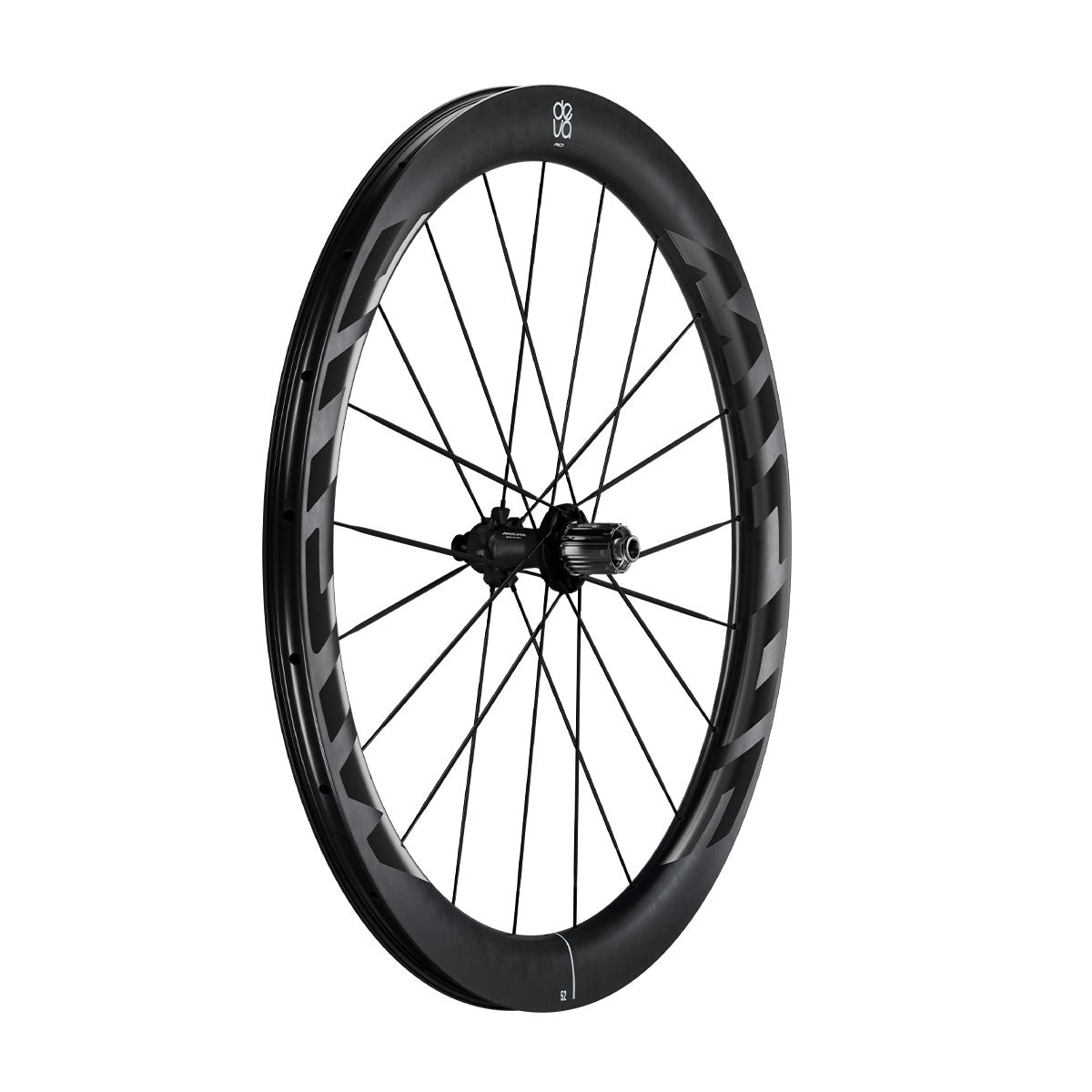 Paar MICHE DEVA RD 52 Tubeless Ready (Center Lock) Laufräder Schwarz