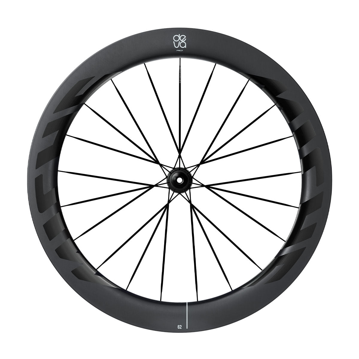 MICHE DEVA RD 62 Laufradsatz Tubeless Ready (Center Lock) Schwarz