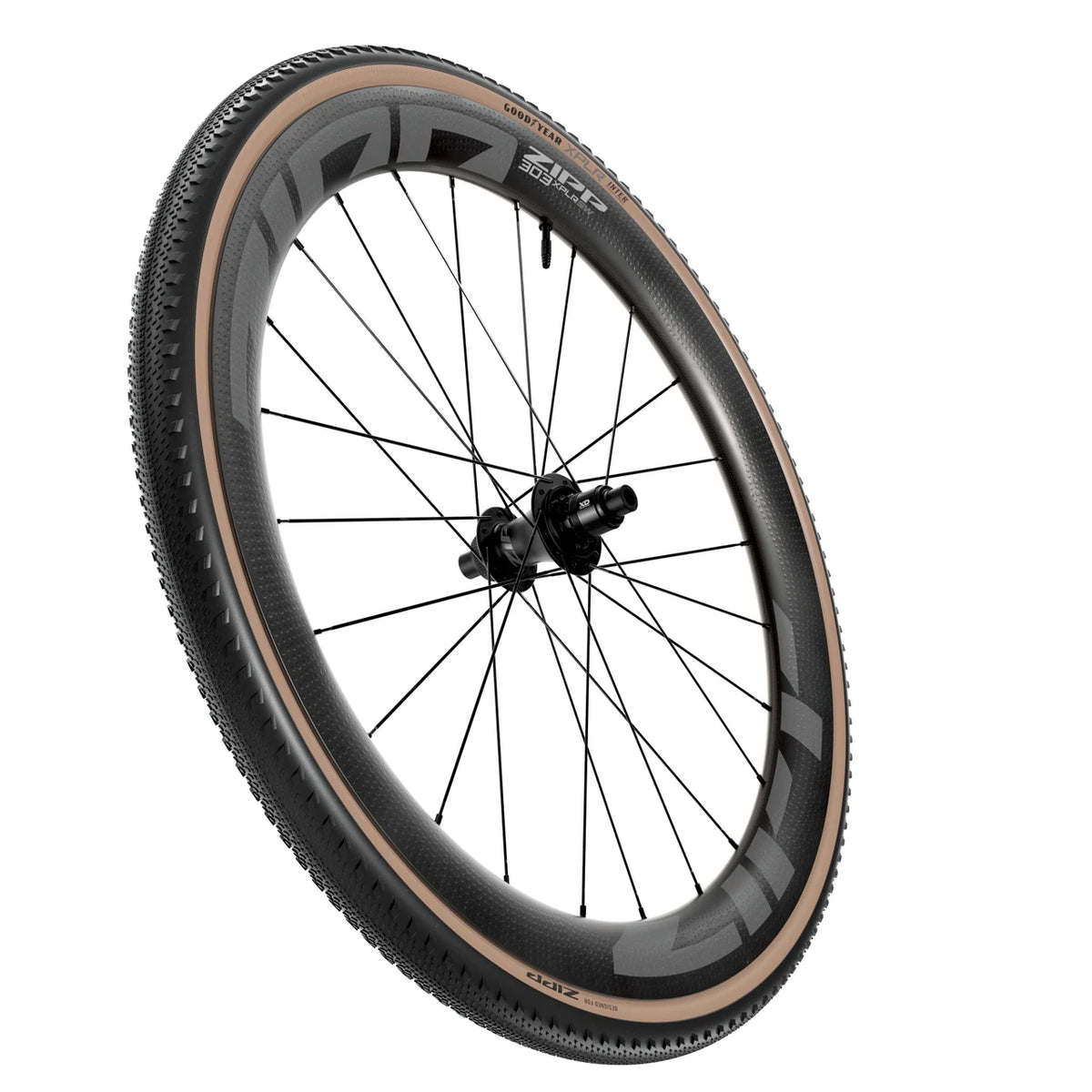 Pneu ZIPP GOODYEAR INTER XPLR 700C Tubeless Ready Noir