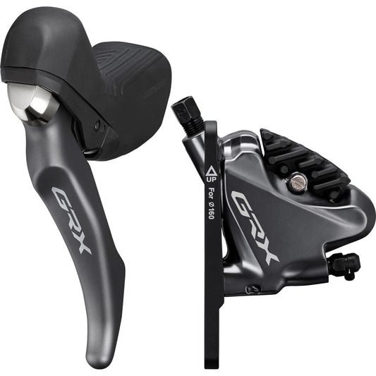 Linker SHIMANO GRX ST-RX810-LA + BR-RX810 Hebel mit Vorderradbremssattel 2x11-fach Flat Mount