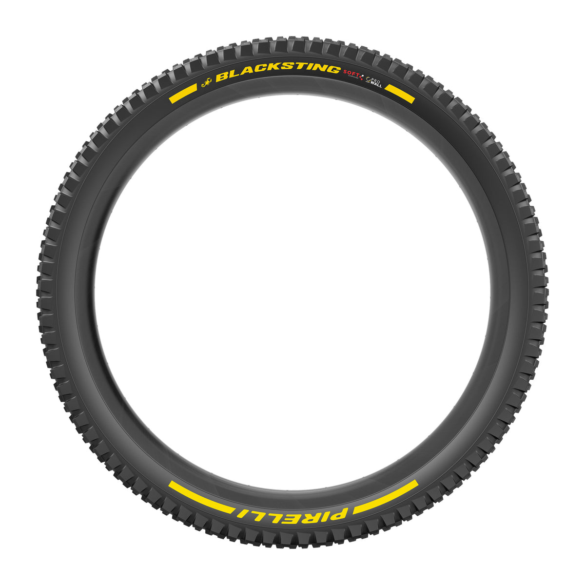 PIRELLI SCORPION BLACK STING Reifen 27.5x2.40 Soft ProWall Tubeless Ready Faltreifen Schwarz/Gelb Team-Edition