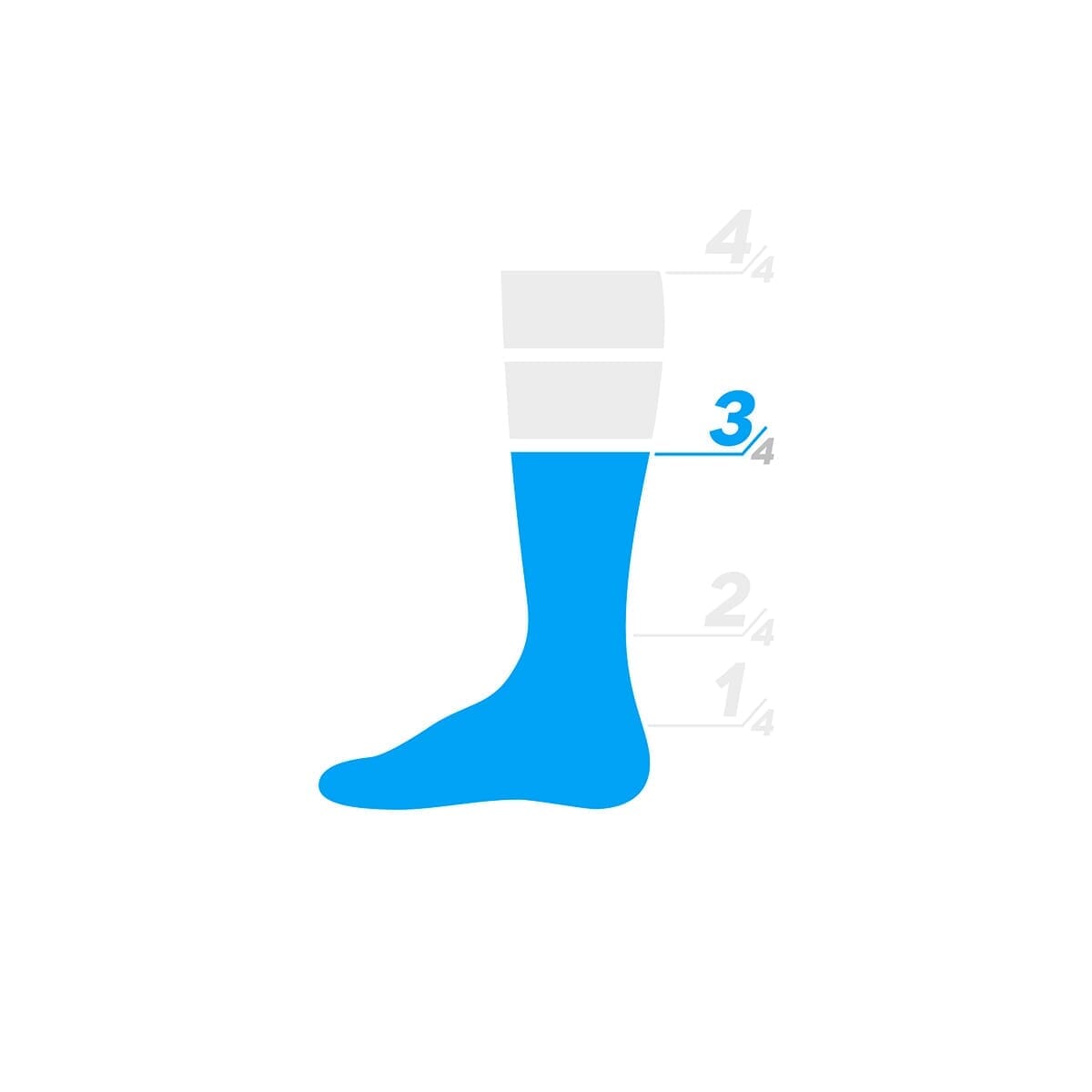 Socken CASTELLI SUPERLEGGERA T 18 Blau