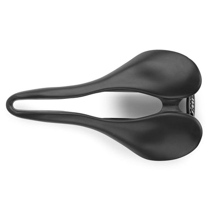 Sattel SMP EVO20C Breite 140mm Inox-Schienen Schwarz