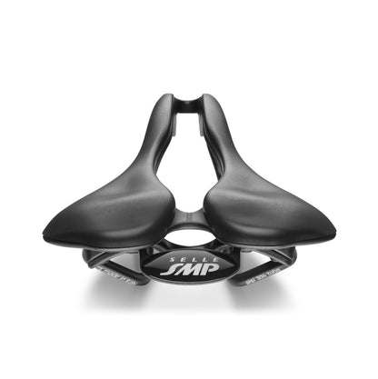 Sattel SMP EVO30C Breite 150mm Inox-Schienen Schwarz