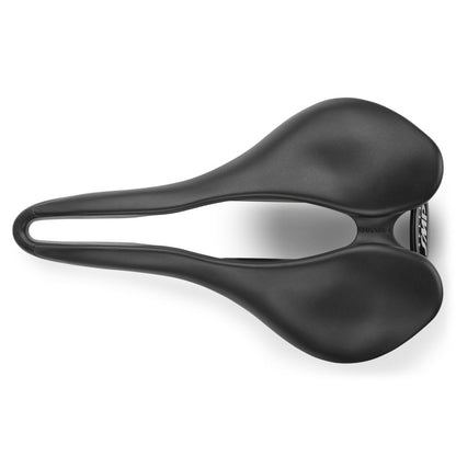 Sattel SMP EVO30C Breite 150mm Inox-Schienen Schwarz
