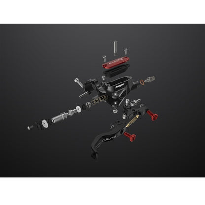 Vorderbremse HOPE TECH 4 EVO GR4 Schwarz/Rauchgrau