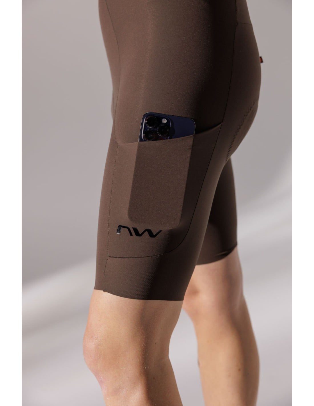 NORTHWAVE EXTREME ROCK Kurze Trägerhose Braun