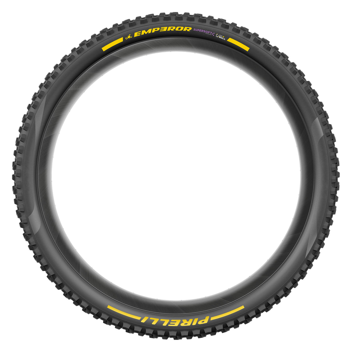PIRELLI SCORPION EMPEROR Supersoft DH+Wall Faltreifen 27.5x2.40 Tubeless Ready Schwarz/Gelb Team Edition