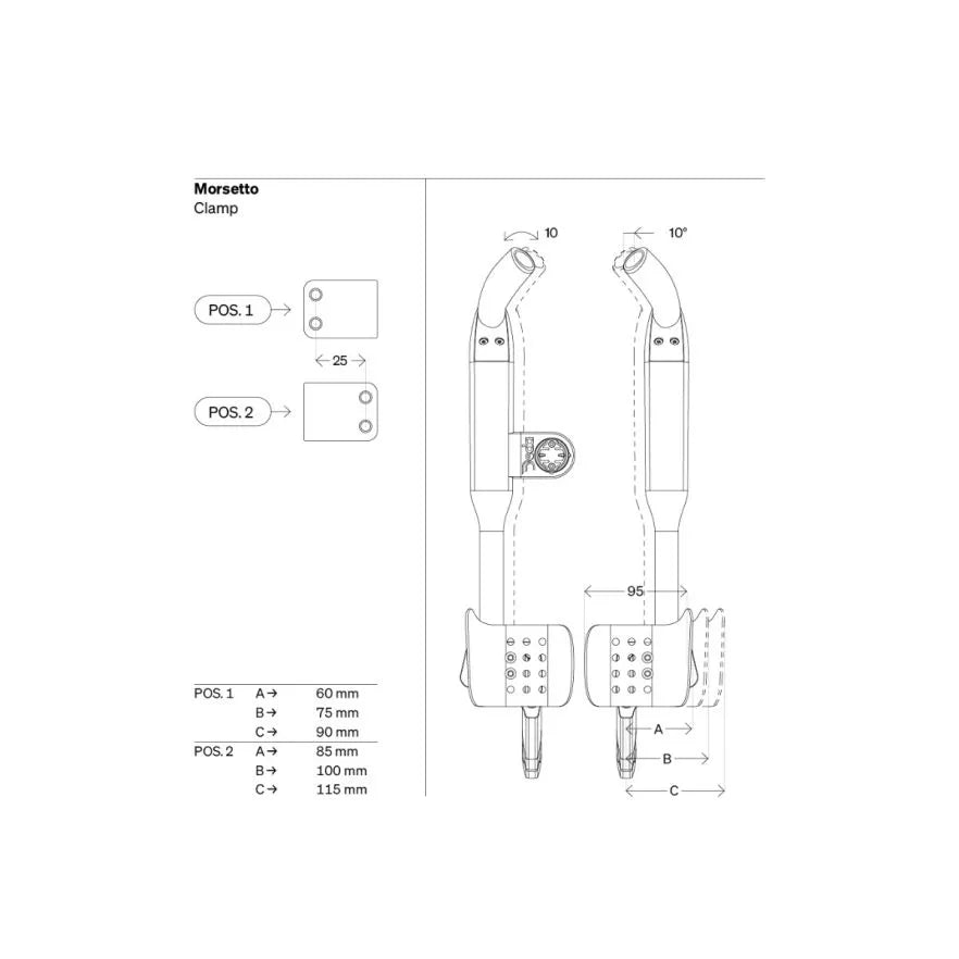 DEDA FAST PRO Bügelverlängerungen für Shimano Blips