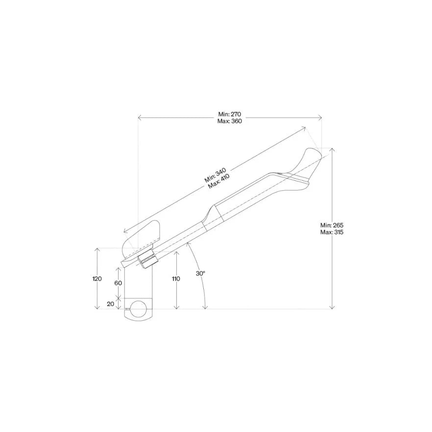 DEDA FAST PRO Bügelverlängerungen für Shimano Blips