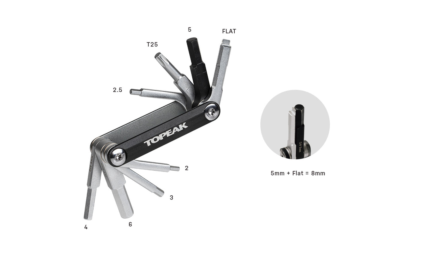 Multi-Werkzeug Co2 TOPEAK TUBIMASTER RXT Pro