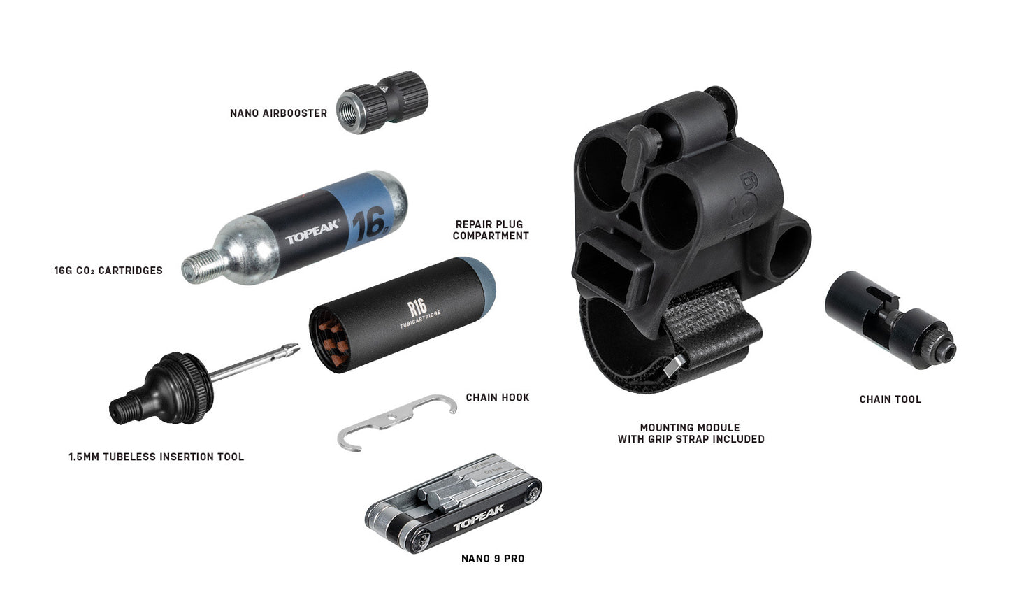 Multi-Werkzeug Co2 TOPEAK TUBIMASTER RXT Pro
