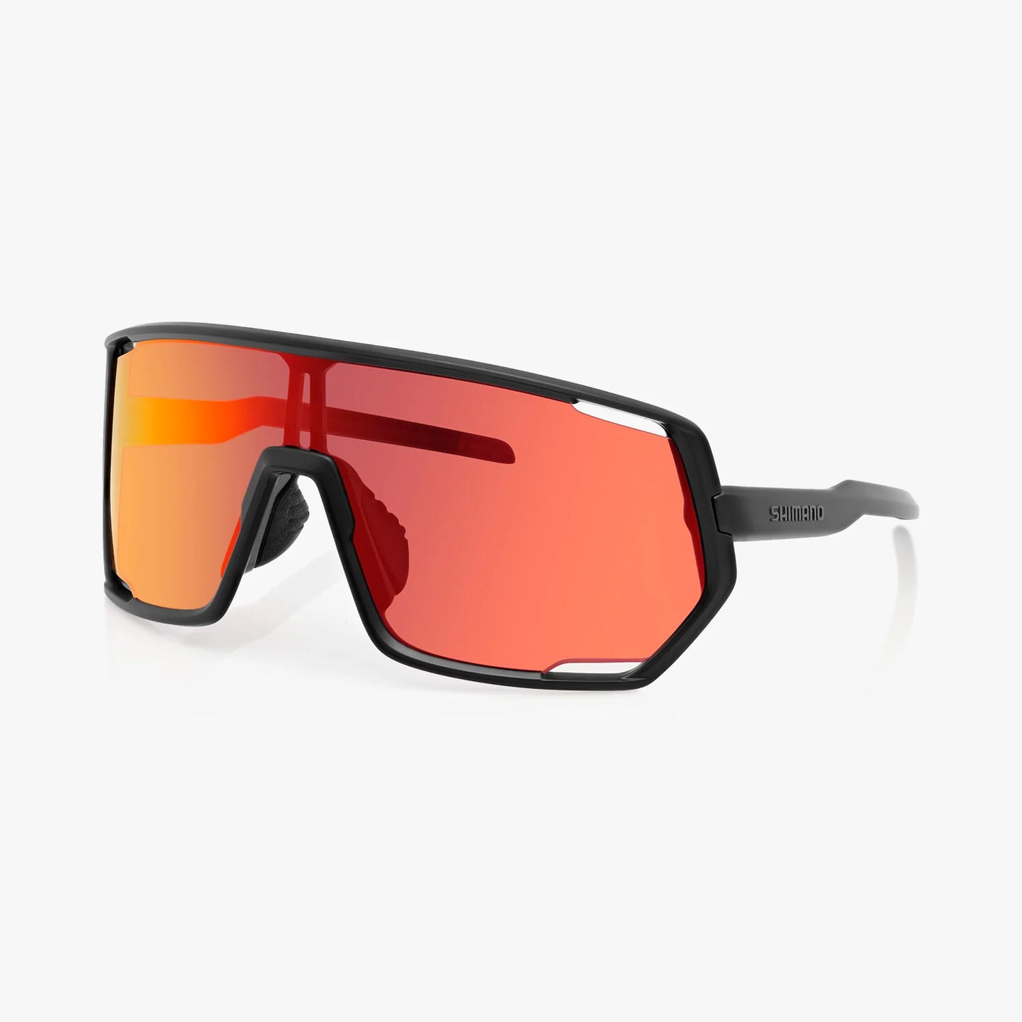 Brille SHIMANO TECHNIUM M CE-TCNM2 Schwarz Matt Glas Ridescape Road