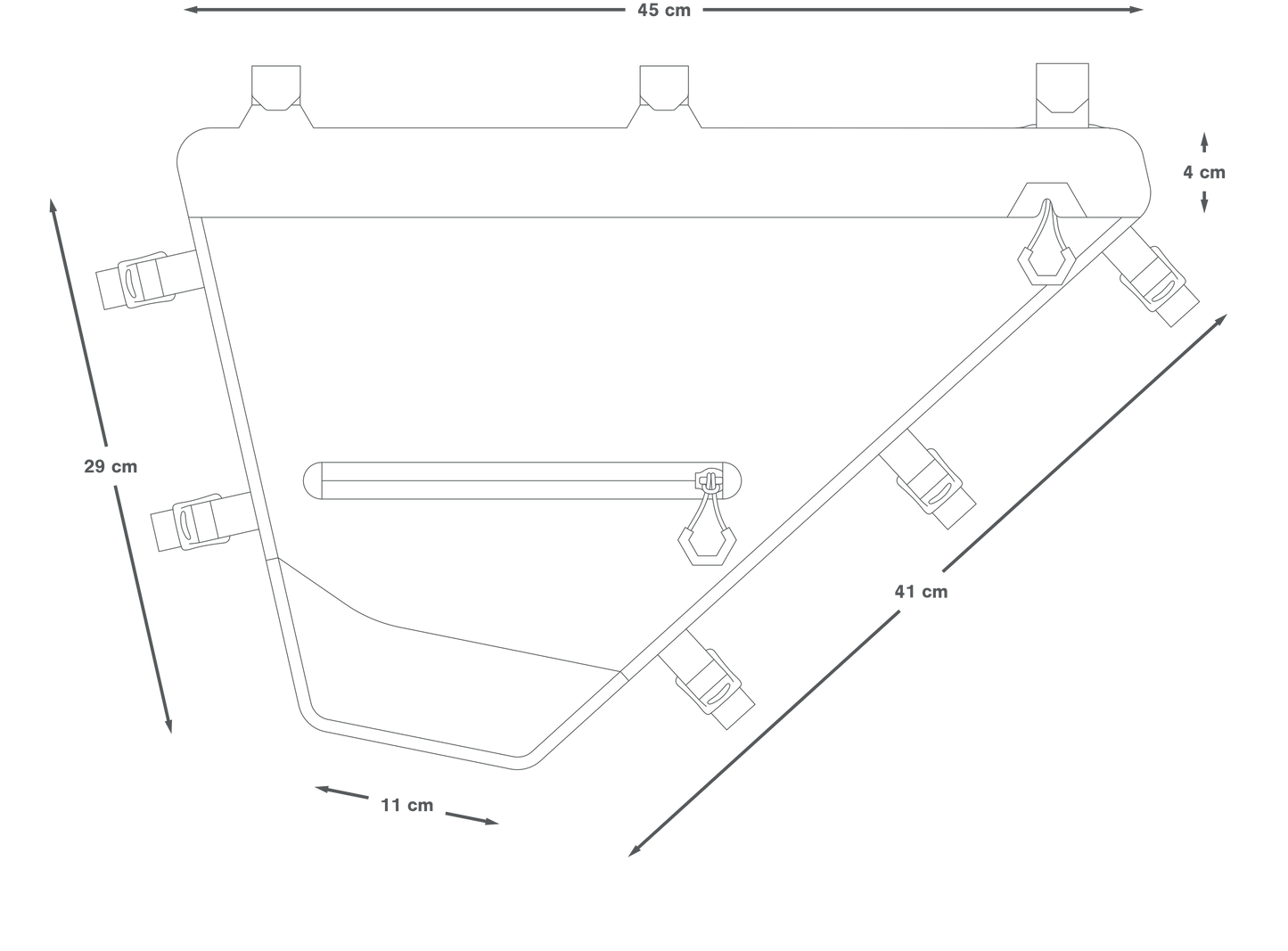 Rahmentasche APIDURA EXPEDITION FULL FRAME PACK S 7.5 L Schwarz