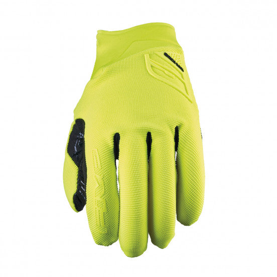 FIVE XR-TRAIL GEL Split Handschuhe Schwarz/Neon-Gelb