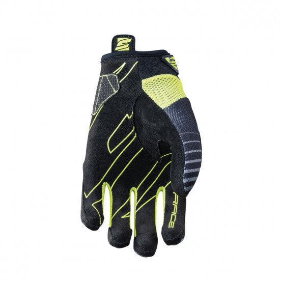 FIVE BMX RACE Junior-Handschuhe, Neongelb