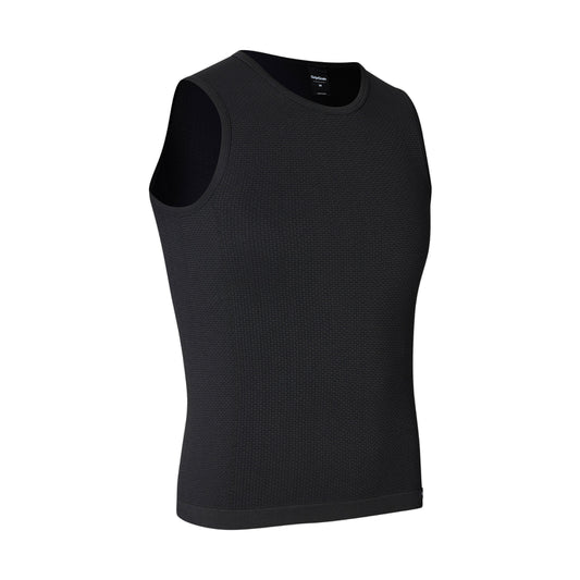 Ärmelloses Funktionsunterhemd GRIPGRAB PACR SPRING AUTUMN SEAMLESS Schwarz