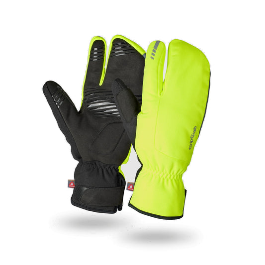 Handschuhe GRIPGRAB NORDIC 2 WINDPROOF DEEP WINTER LOBSTER Gelb